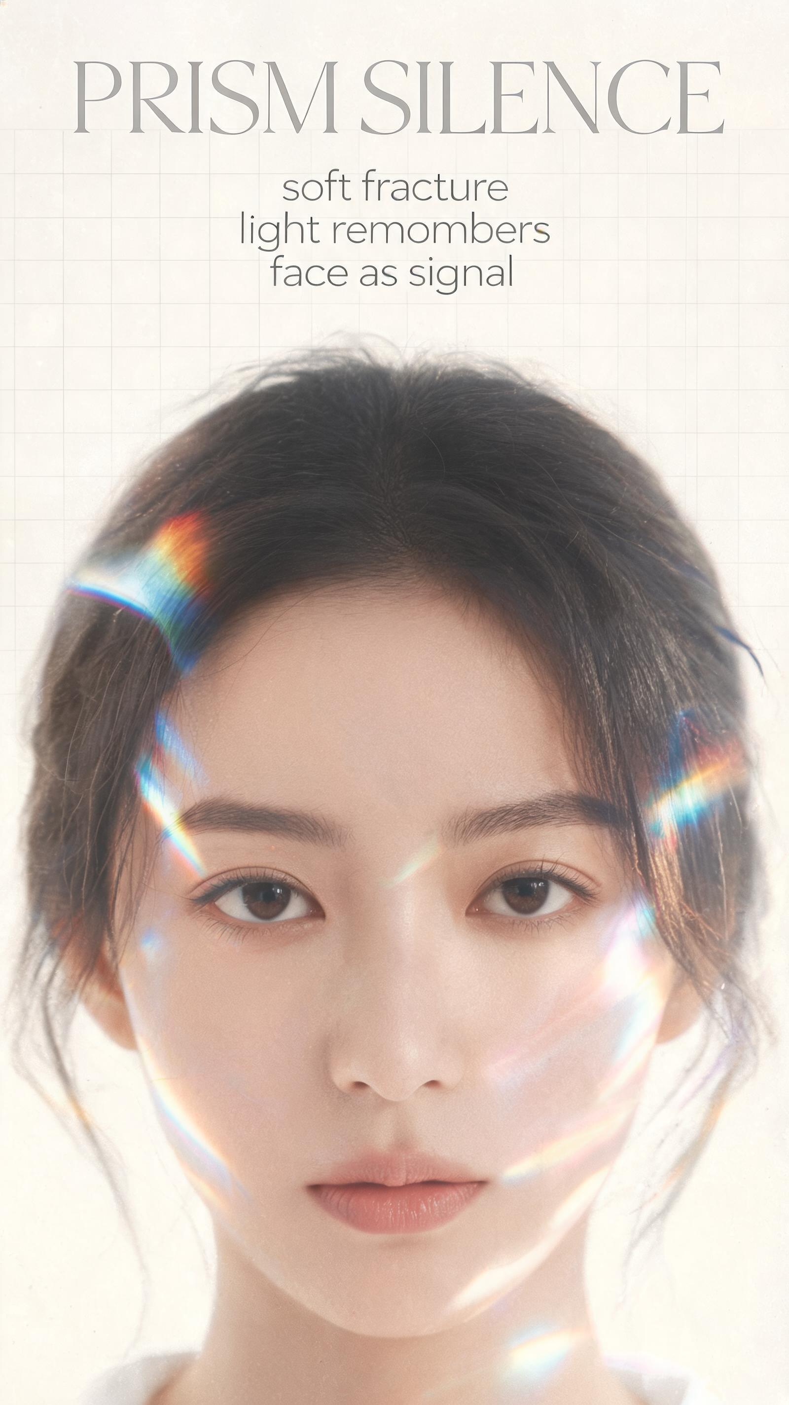 2K 4-Piece Experimental Glitch Editorial Portrait Poster Set generated example 1