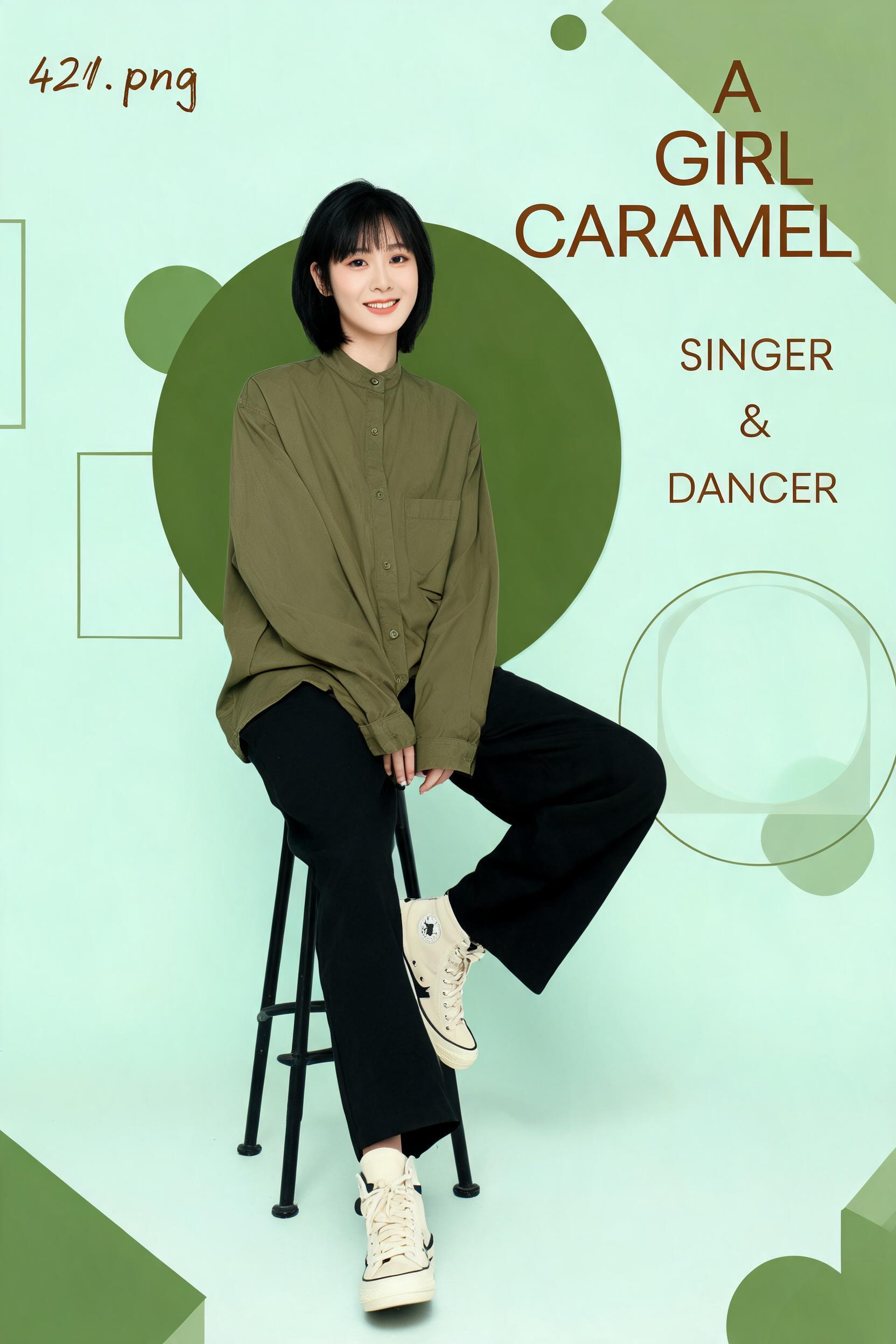 2K Minimalist Editorial Portrait Poster Workflow generated example 1